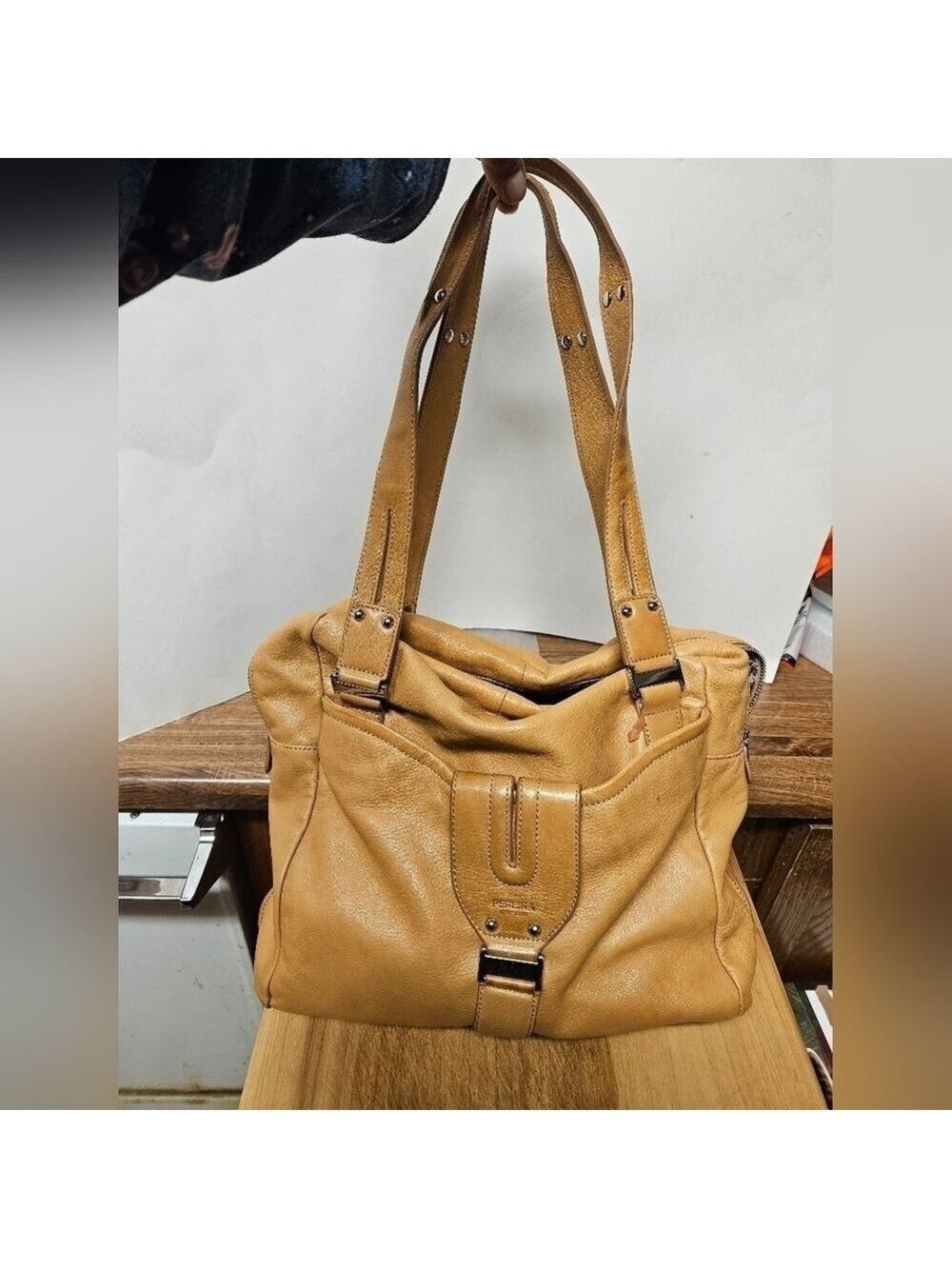 Perlina New York Mustard Yellow Shoulder Bag